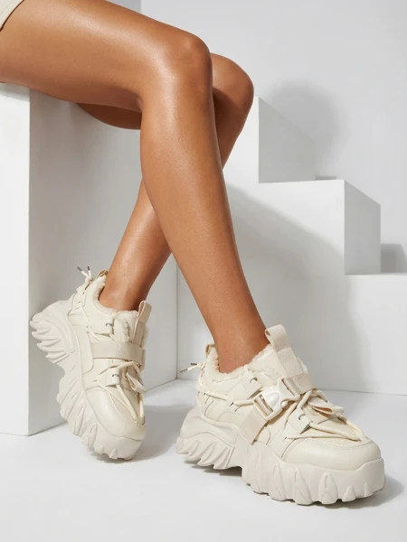 Royalfashion Women's Warmed Losgos Sneakers