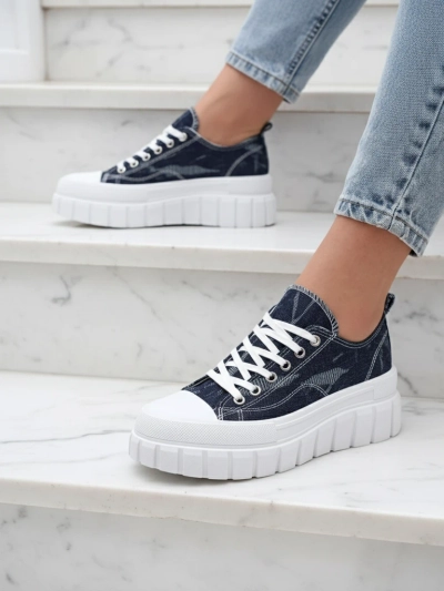 Navy Blue Elysium Sneakers