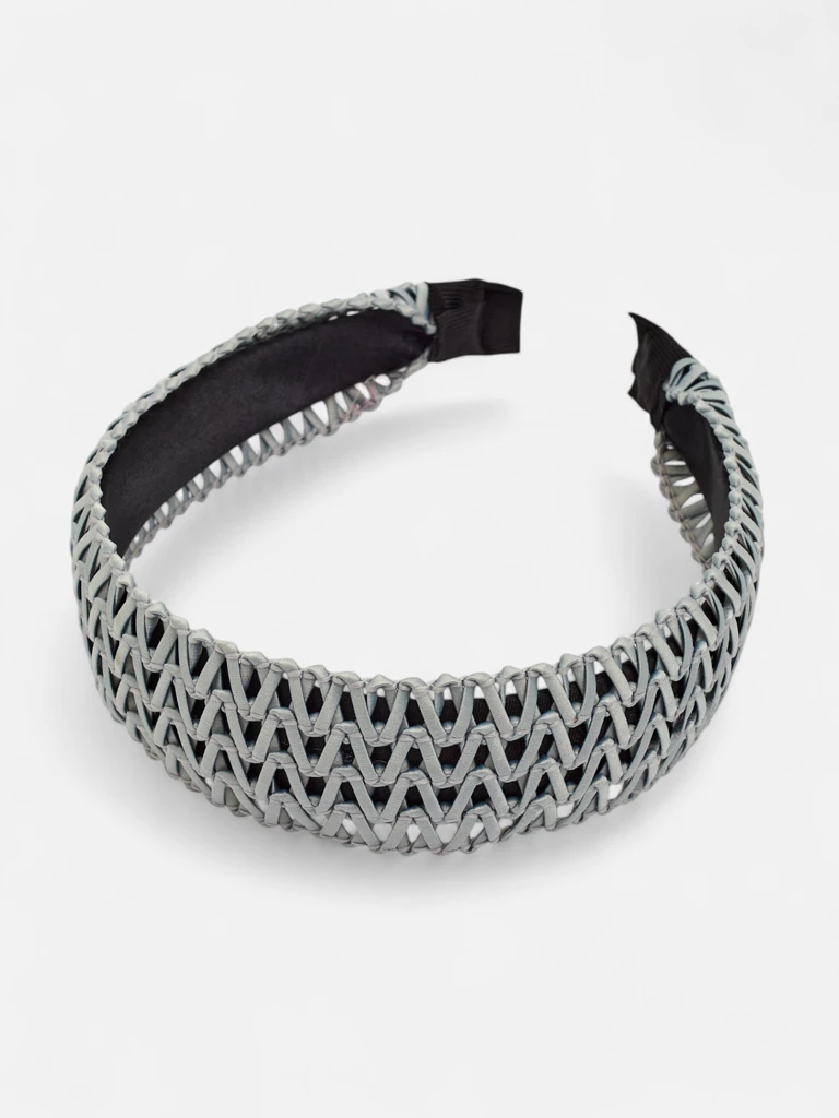 Royalfashion Dāmu matu stīpa ažūra pīta