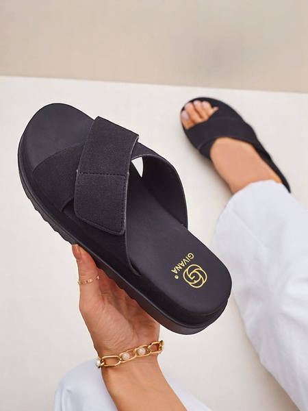 Royalfashion Sieviešu zemās sandales Evre