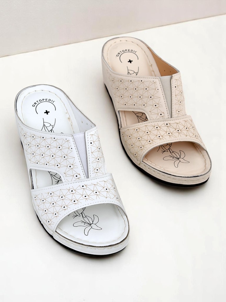 Royalfashion Women's Platform Flip-Flops Nova Step