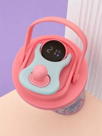 Royalfashion Термокружка с носиком и датчиком температуры Милые Животные