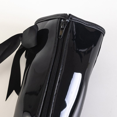 Black women's wellingtons on a heel Genofa - Footwear