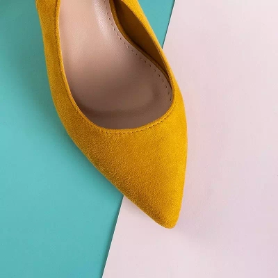 OUTLET Mustard women's sandals on the Siofra post - Footwear