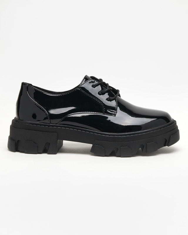Ladies' black lacquered shoes Binotsi - Footwear