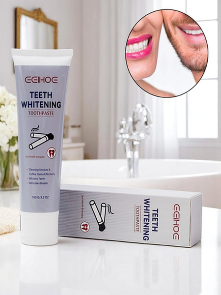 Stain-removing and whitening toothpaste
