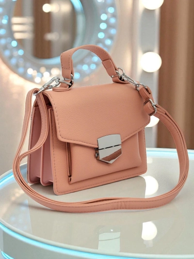 Royalfashion Women's envelope handbag with handle Amalthea Avorio