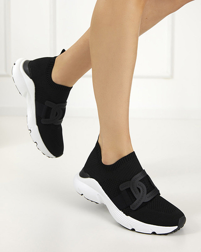 Melni sieviešu slip-on trenažieri Neristo - Apavi