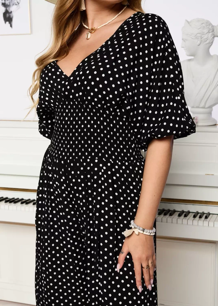 Черный длинный женский гороховый костюм - Одежда