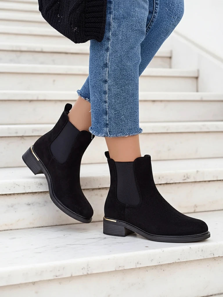 Женские ботинки без шнуровки Royalfashion Rizones