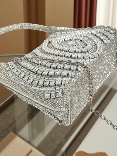 Royalfashion Sieviešu rokassomiņa ar cirkoniem Sova Glint