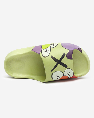 Zaļas sieviešu čības no Elmino - Apavi