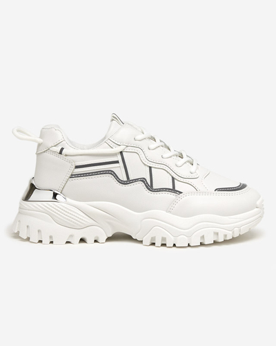 Белые женские кроссовки Jenirso