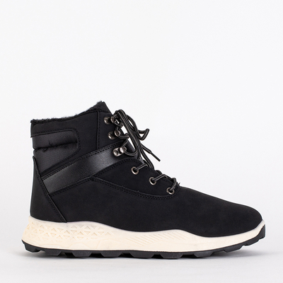 Black men's Nuok insulated boots - Footwear