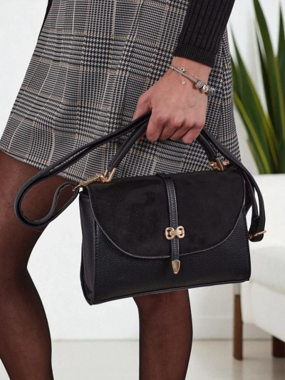 Women's eco-leather handbag Sofia Black