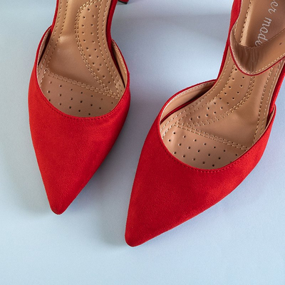 Women's red pumps Adiess - Shoes