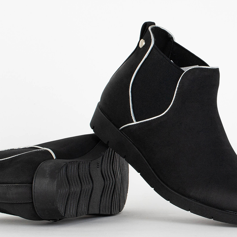 OUTLET Elegant boots for women black Zulla- Footwear