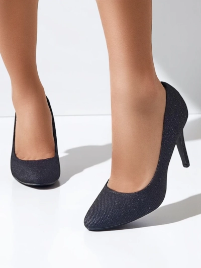 Royalfashion Сияющие женские туфли на каблуках Enen