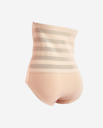 White women's lightly shaping high-waisted panties - Underwear
