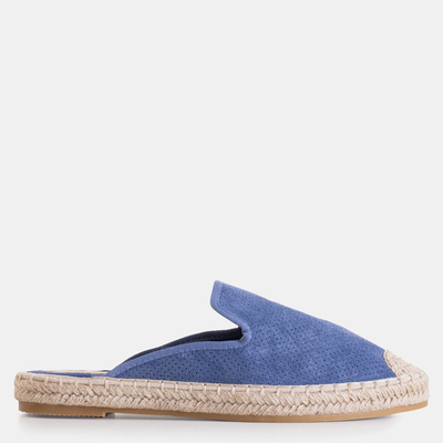 Women's flip-flops in blue Courine - Footwear