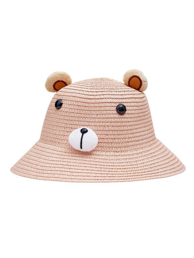 Royalfashion Children's Straw Hat Bear