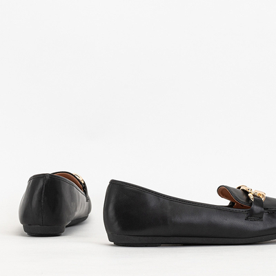 Melni sieviešu eko ādas kurpes Zolli- Shoes