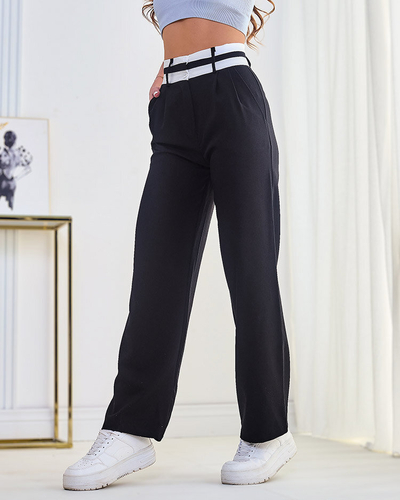 Royalfashion Women's wide fabric pants