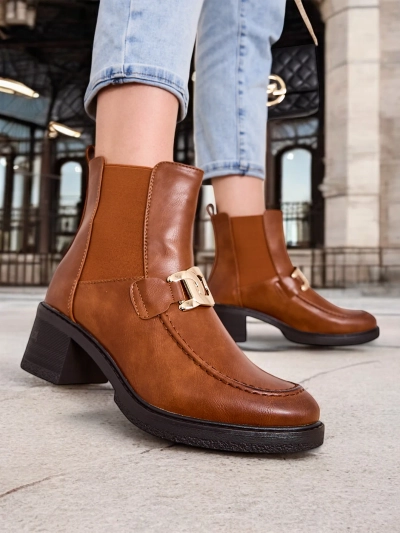 Royalfashion Sieviešu zābaki ar zemu papēdi Ewios