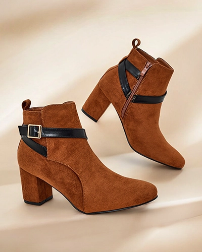 Royalfashion Sieviešu platformas ķērpja zābaki Eloron