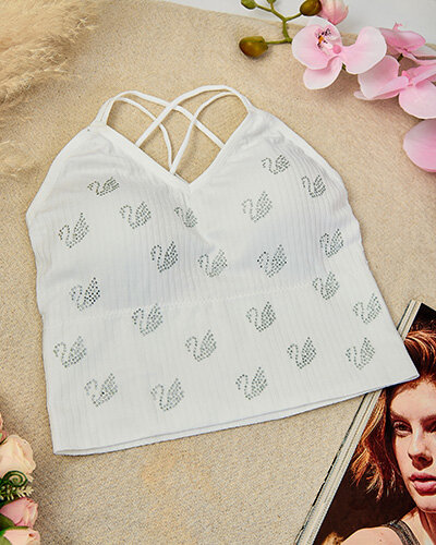 Royalfashion Sieviešu sporta krūšturis ar cirkoniem