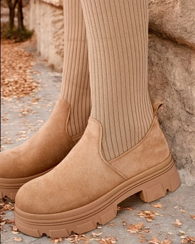 Royalfashion Women's Anobbi slip-on boots