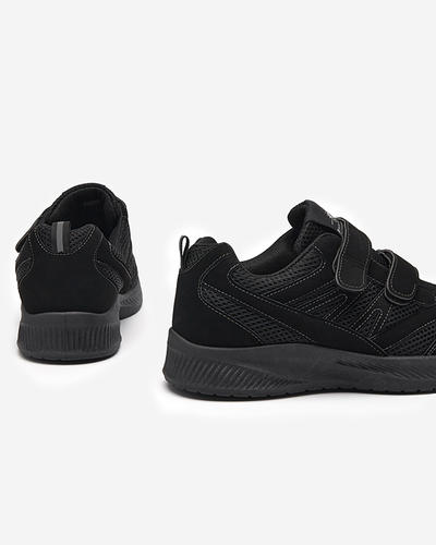 Men's black Beniros Velcro shoes - Footwear