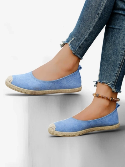 Женские эспадрильи из экозамши Royalfashion Aroles