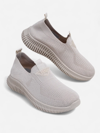 Royalfashion Women's Slip-on Fabric Sports Shoes Serra