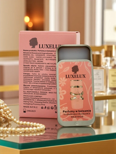 LUXELUX Solid Balm Aurelia – perfumed balm in a metal tin 10g