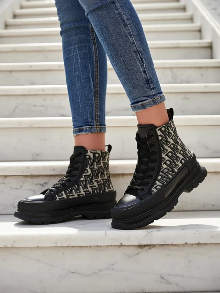 Royalfashion Women's ankle boots with print Zoriof