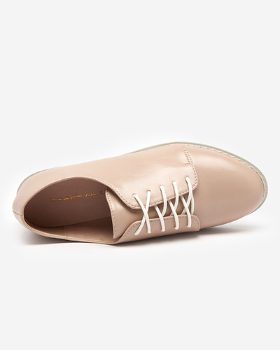 Beige women's shoes Uwem- Footwear