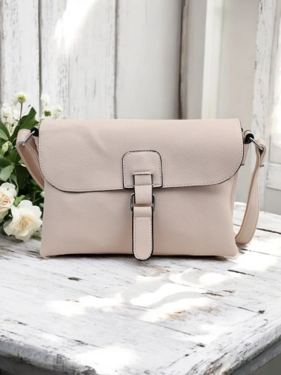 Royalfashion Small women's bag made of eco-leather with 3 compartments
