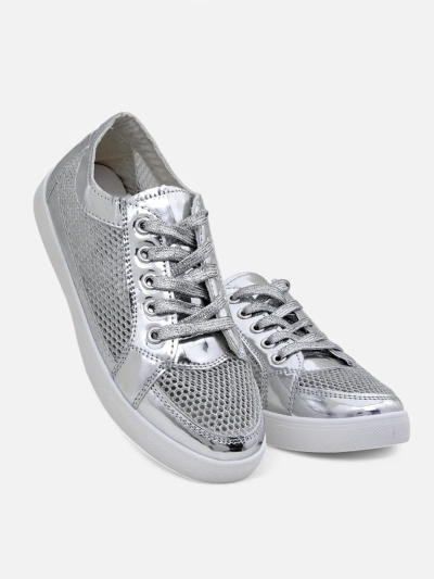 Royalfashion Лаковые женские экокожаные кроссовки Azzuros