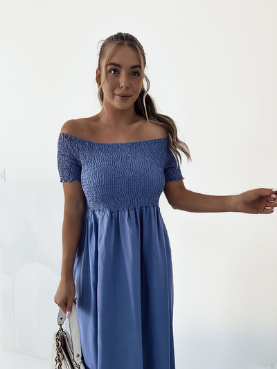 Royalfashion Sieviešu midi kleita a'la hiszpanka