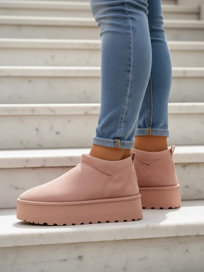 Royalfashion Women's short boots a'la snow boots Ozozi