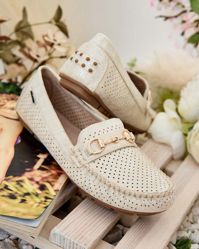 Royalfashion Women's openwork moccasins Mill
