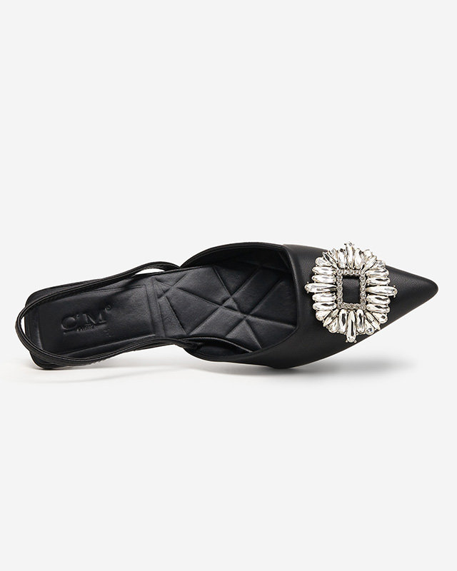 Black women's sandals a'la high heels Arga - Footwear
