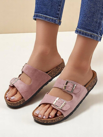 Royalfashion Women's sandals with buckles Foumy