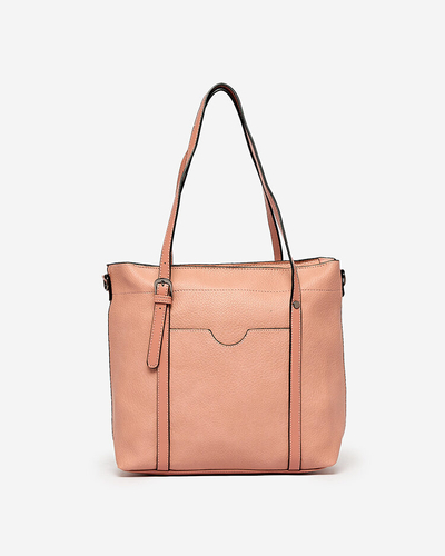 Royalfashion Rozā sieviešu iepirkumu somiņa