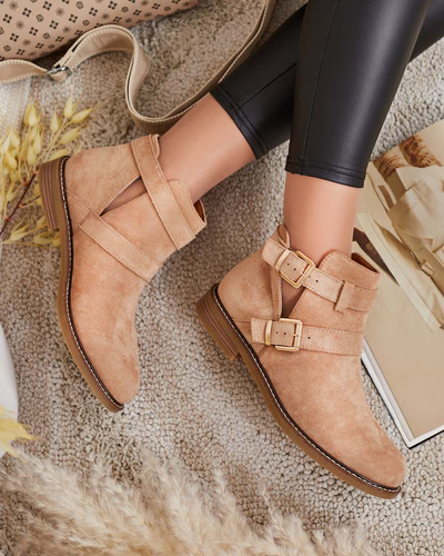 Royalfashion Women's Geronsa cutout boots