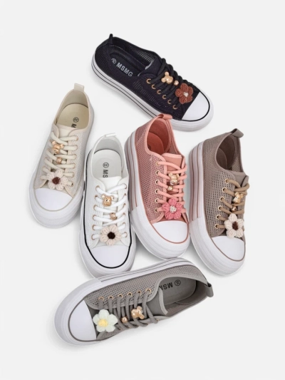 Обувь Royalfashion Женские перфорированные кроссовки с декорациями Osdo