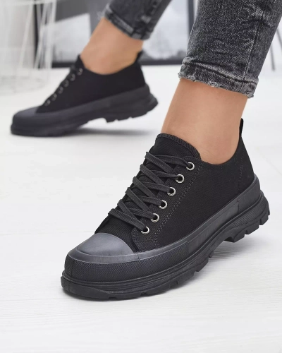 Black women's sports sneakers Ohema - Footwear