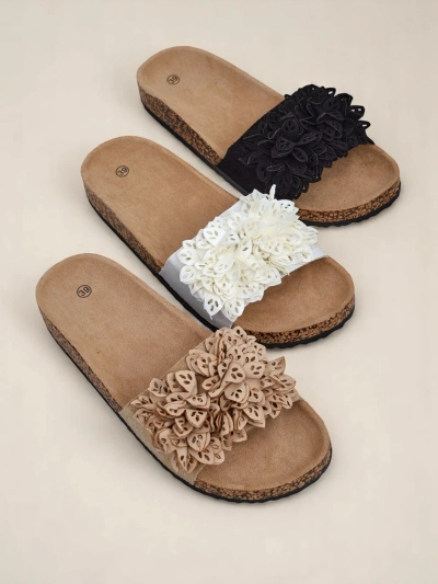 Royalfashion women’s slides with floral accents Occes