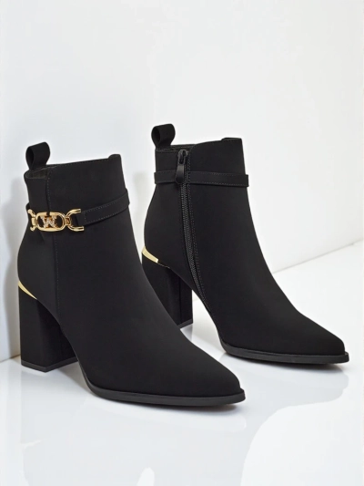 Women's Ostirena Eco-Suede Heeled Ankle Boots